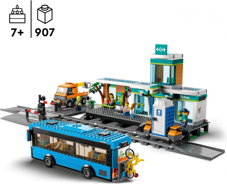 Lego City Trains 60335 - Togstasjon