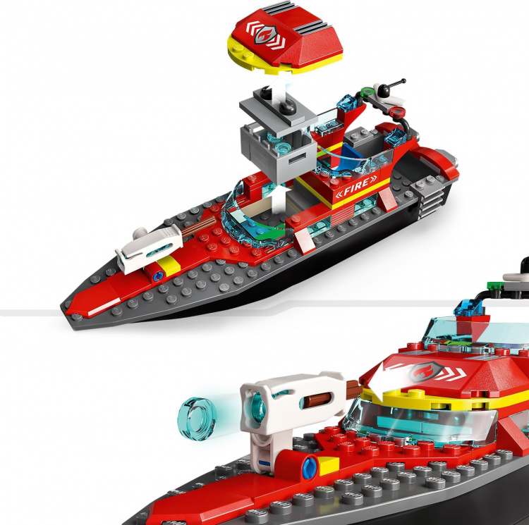 Lego City Fire 60373 - Brannredningsbåt
