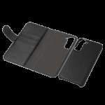 Essentials Samsung Galaxy S22+ PU-lommebok, avtakbar, 3 kort, svart