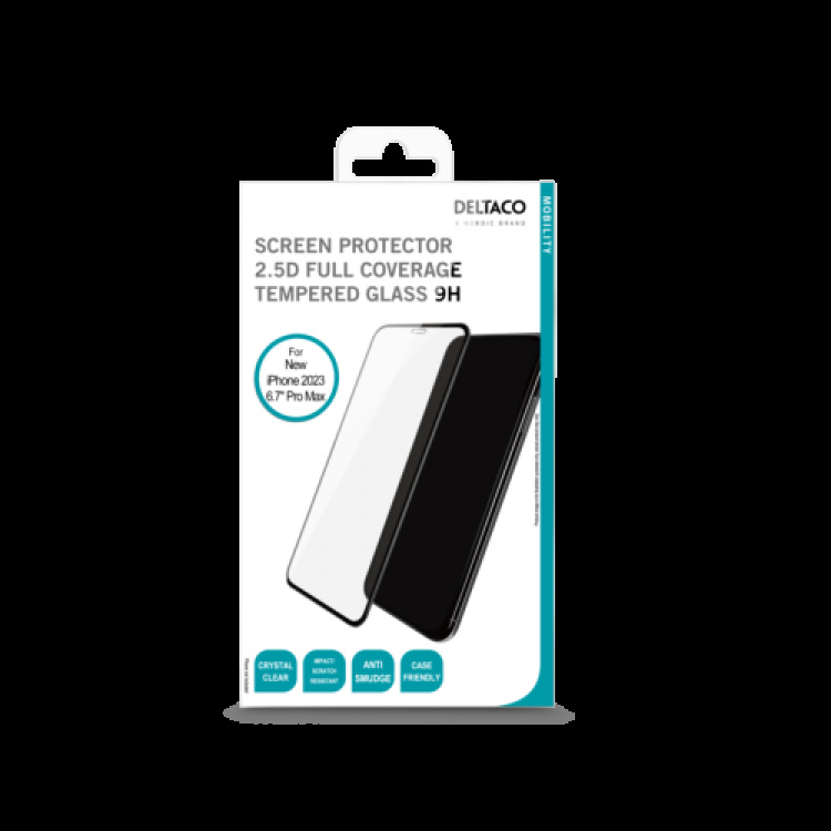 DELTACO Skjermbeskytter, iPhone 15 Pro Max DELTACO Skjermbeskytter, iPhone 15 Pro Max