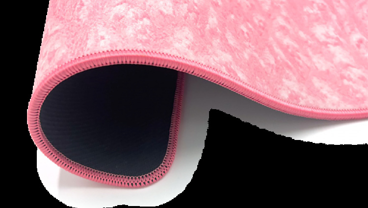 deltaco_gaming PMP80 musematte, 450 x 400 x 4 mm, sømte kanter, rosa