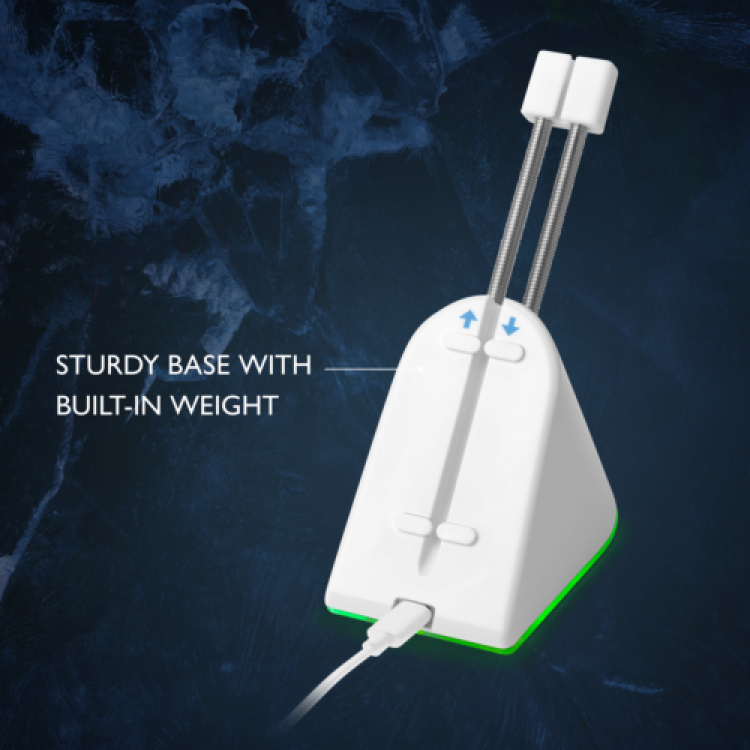 deltaco_gaming Mouse Bungee, hvit/RGB