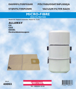 hanestroem Støvsugerposer Hanestrom Allaway CA/CXA 5P 10 liter