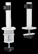 deltaco_gaming WHITE LINE WA86 Skrivebordsarm med to skjermer, 13-32