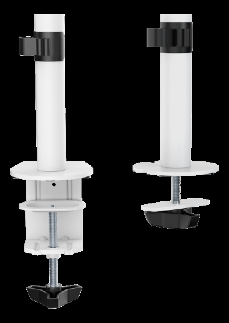 deltaco_gaming WHITE LINE WA86 Skrivebordsarm med to skjermer, 13-32