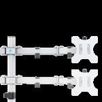 deltaco_gaming WHITE LINE WA86 Skrivebordsarm med to skjermer, 13-32