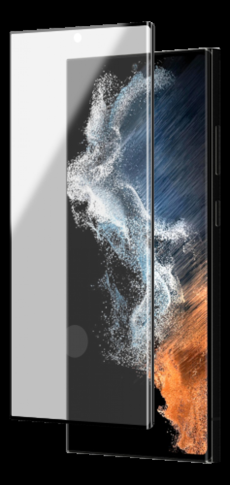 DELTACO Skjermbeskytter, Samsung Galaxy S23 Ultra, 3D buet glass