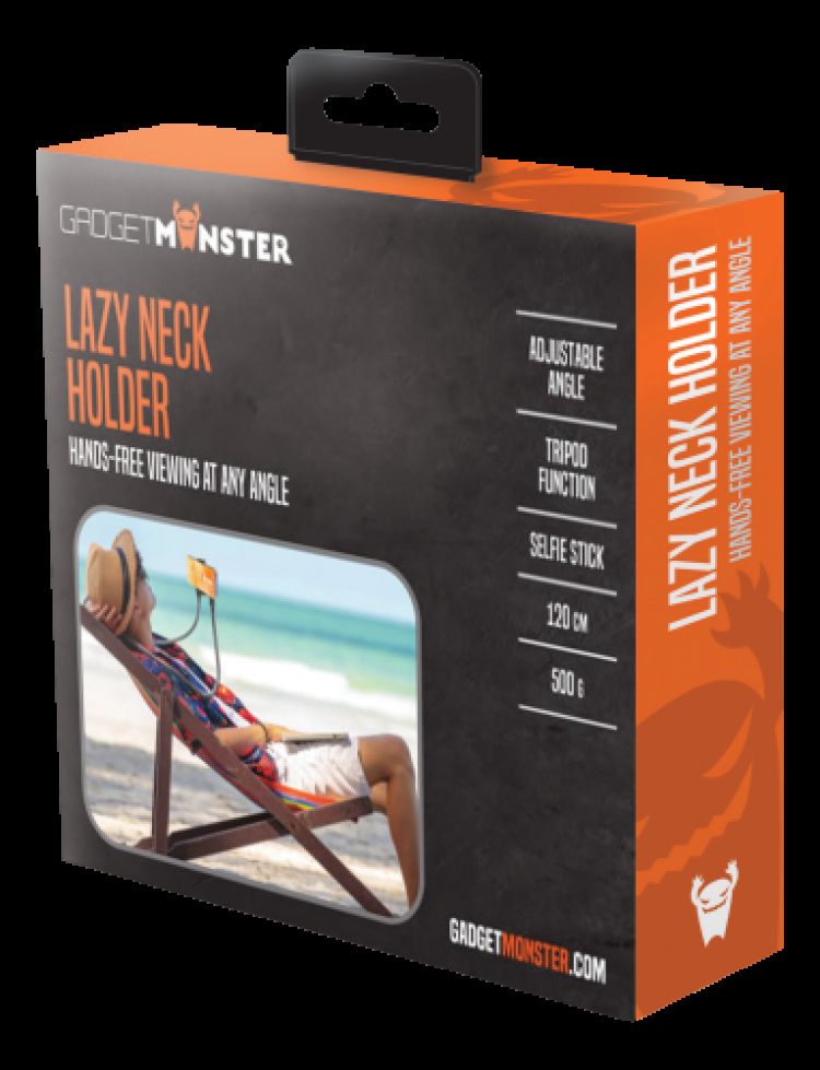 GADGETMONSTER Lazy Neck Holder, slapp ordentlig av mens du bruker smarttelefonen