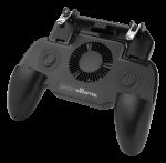 GADGETMONSTER Håndholdt mobil spillkontroller med 2000 mAh powerbank - svart GADGETMONSTER Håndholdt mobil spillkontroller med 2000 mAh powerbank - svart