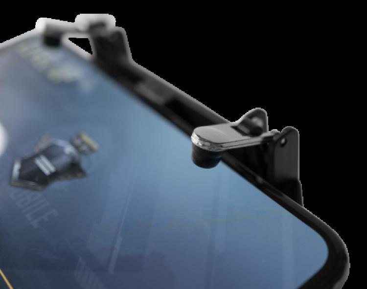 GADGETMONSTER Håndholdt mobil spillkontroller med 2000 mAh powerbank - svart GADGETMONSTER Håndholdt mobil spillkontroller med 2000 mAh powerbank - svart