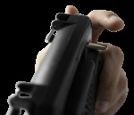 GADGETMONSTER Håndholdt mobil spillkontroller med 2000 mAh powerbank - svart GADGETMONSTER Håndholdt mobil spillkontroller med 2000 mAh powerbank - svart