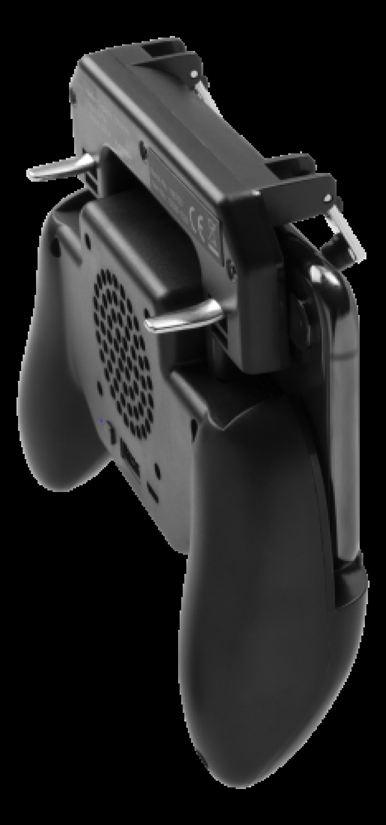 GADGETMONSTER Håndholdt mobil spillkontroller med 2000 mAh powerbank - svart GADGETMONSTER Håndholdt mobil spillkontroller med 2000 mAh powerbank - svart