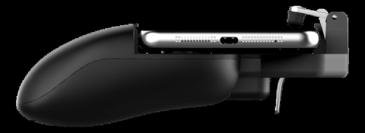 GADGETMONSTER Håndholdt mobil spillkontroller med 2000 mAh powerbank - svart GADGETMONSTER Håndholdt mobil spillkontroller med 2000 mAh powerbank - svart