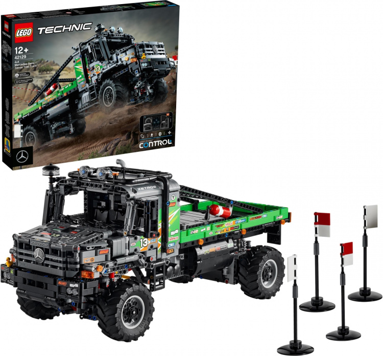Lego Technic 42129 - Mercedes-Benz Zetros 4-hjulsdrevet offroad-lastebil