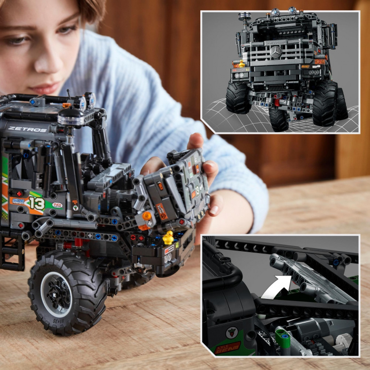 Lego Technic 42129 - Mercedes-Benz Zetros 4-hjulsdrevet offroad-lastebil