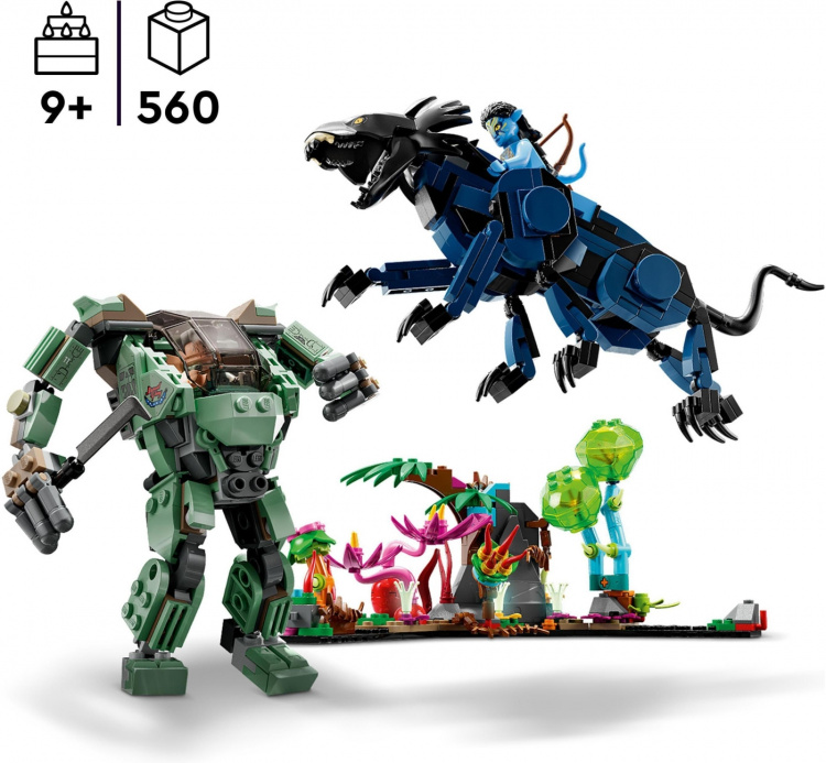Lego Avatar 75571 - Neytiri og Thanator vs AMP Suit Quaritch