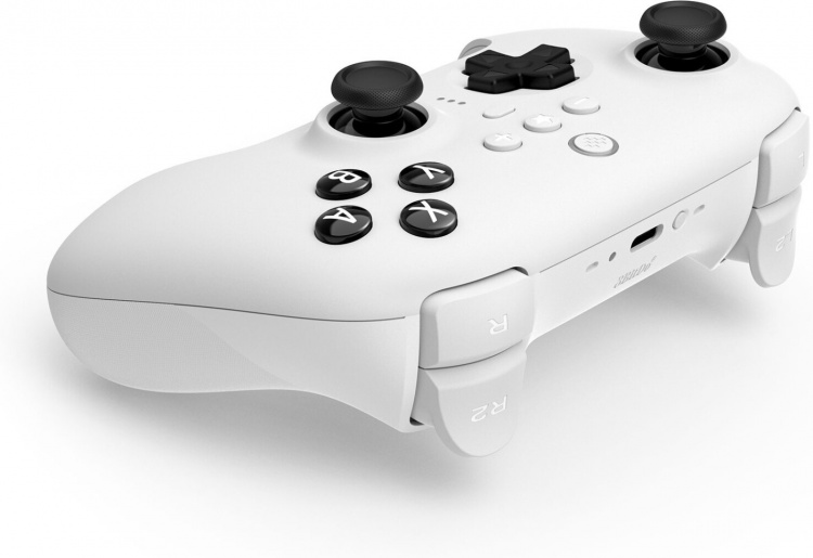 8Bitdo Ultimate Bluetooth-kontroller, hvit, Switch / PC