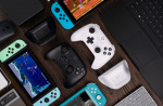 8Bitdo Ultimate Bluetooth-kontroller, hvit, Switch / PC