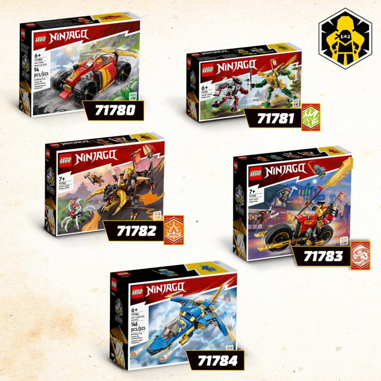 Lego Ninjago 71780 - Kais EVO ninja-racerbil Lego Ninjago 71780 - Kais EVO ninja-racerbil