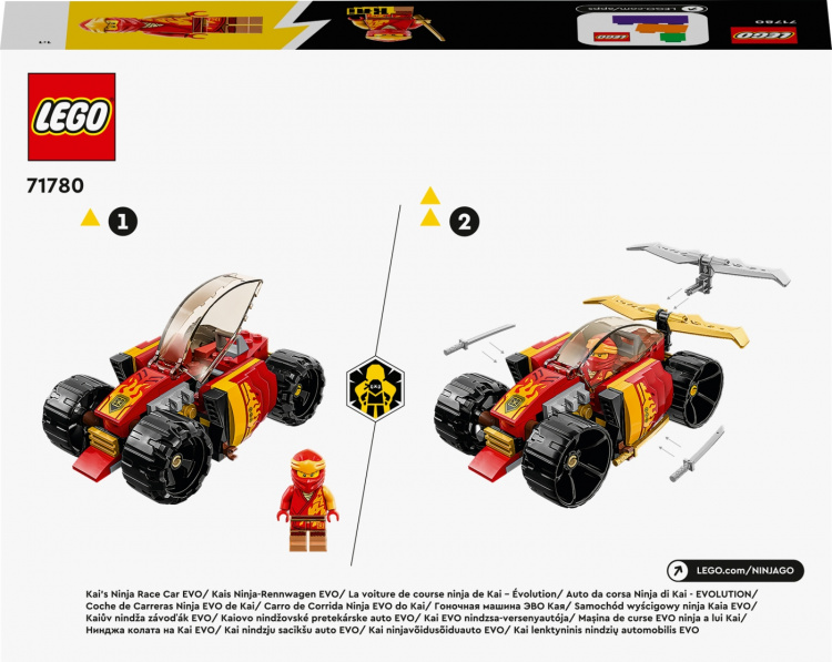 Lego Ninjago 71780 - Kais EVO ninja-racerbil Lego Ninjago 71780 - Kais EVO ninja-racerbil