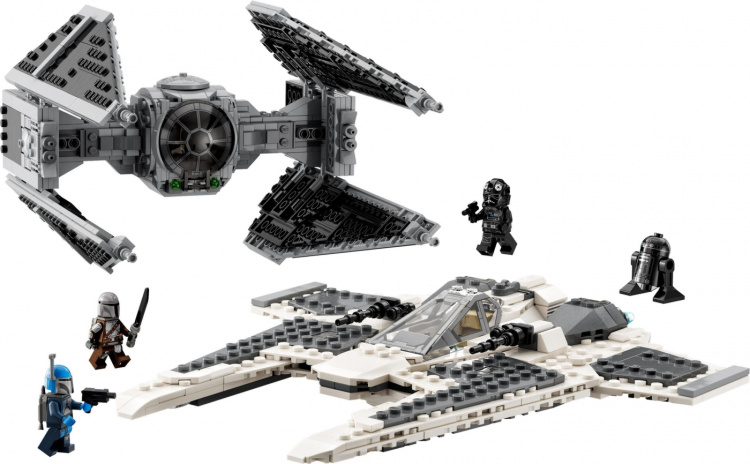 Lego Star Wars 75348 - Mandalorian Fang Fighter vs TIE Interceptor™ - Mandalorian Fang Fighter vs TIE Interceptor