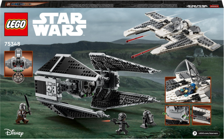Lego Star Wars 75348 - Mandalorian Fang Fighter vs TIE Interceptor™ - Mandalorian Fang Fighter vs TIE Interceptor
