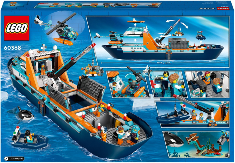 Lego City Exploration 60368 - Polarforsker og skip