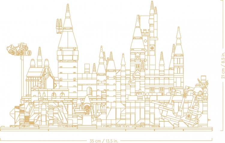 Lego Harry Potter 76419 - Galtvort™ slott og hage