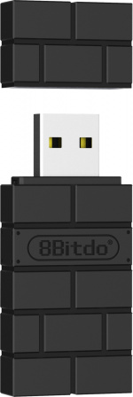 8Bitdo USB Wireless Adapter 2 trådløs adapter, Switch / PC 8Bitdo USB Wireless Adapter 2 trådløs adapter, Switch / PC