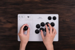 8Bitdo Arcade Stick, hvit, Xbox / PC