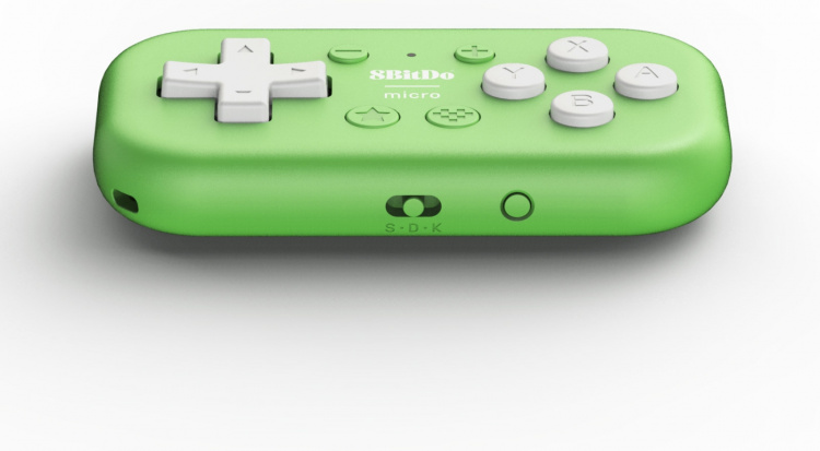 8Bitdo Micro Bluetooth Gamepad, grønn, Switch / Android / Raspberry Pi 8Bitdo Micro Bluetooth Gamepad, grønn, Switch / Android / Raspberry Pi