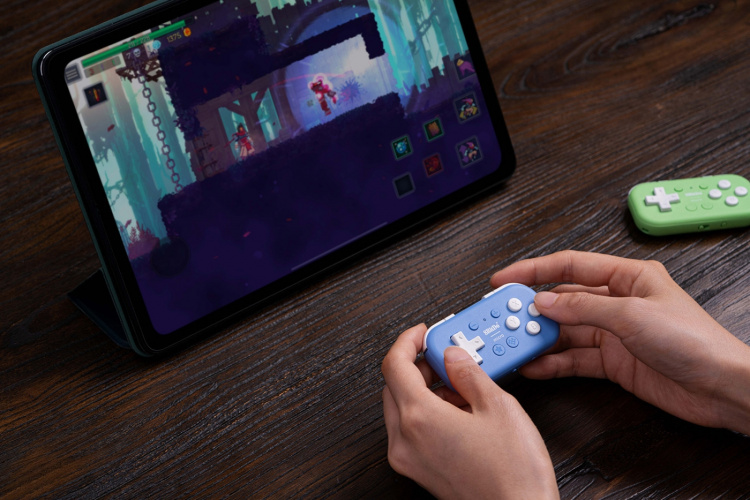 8Bitdo Micro Bluetooth Gamepad, blå, Switch / Android / Raspberry Pi