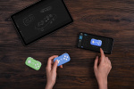 8Bitdo Micro Bluetooth Gamepad, blå, Switch / Android / Raspberry Pi