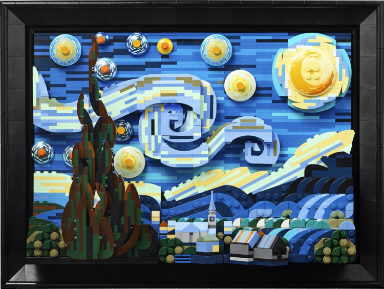 Lego Ideas 21333 - Vincent van Gogh - Stjernenatt