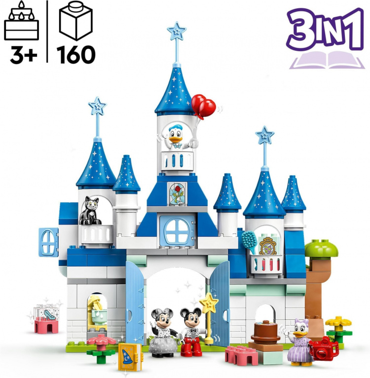 Lego DUPLO Disney 10998 - 3in1 Magisk slott