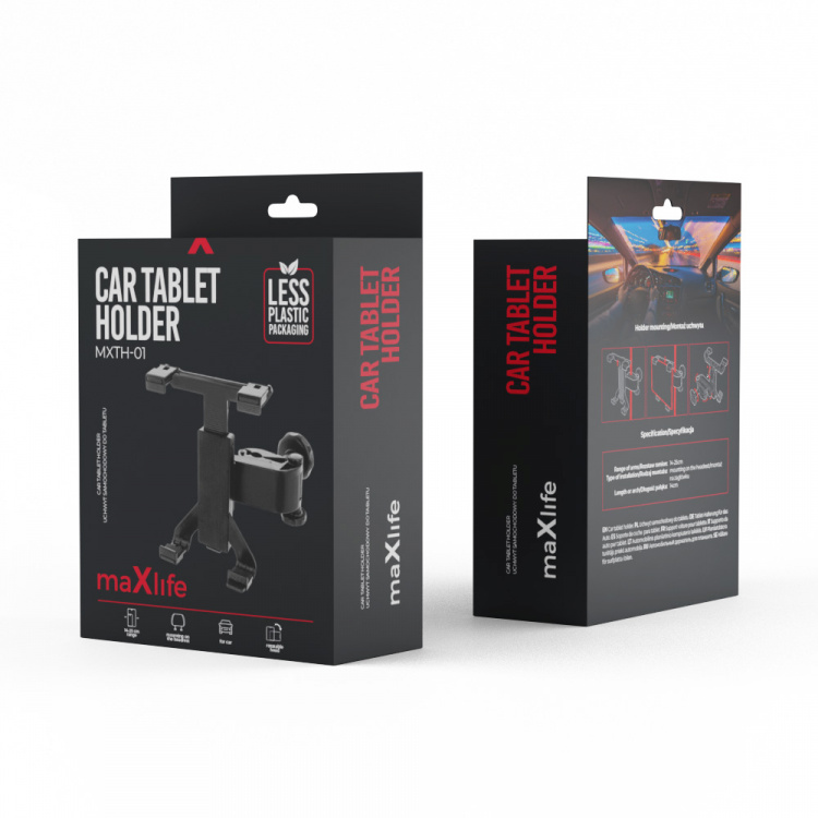 Maxlife MXTH-01 Universal bilholder for nettbrett, svart Maxlife MXTH-01 Universal bilholder for nettbrett, svart