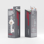 Maxlife Animal MX-100 - Bluetooth-karaokemikrofon med innebygd høyttaler, hvit