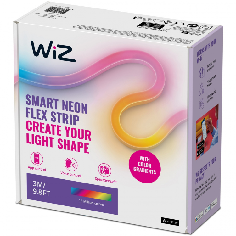 WiZ WiFi Smart Neon Flex stripe 16 millioner farger 3 meter