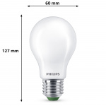 Philips LED E27 Normal 4W (60W) Frosted 840lm 2700K Energiklasse A Philips LED E27 Normal 4W (60W) Frosted 840lm 2700K Energiklasse A