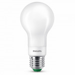 Philips LED E27 Normal 4W (60W) Frost Dimbar 840lm 2700K Energiklasse A Philips LED E27 Normal 4W (60W) Frost Dimbar 840lm 2700K Energiklasse A