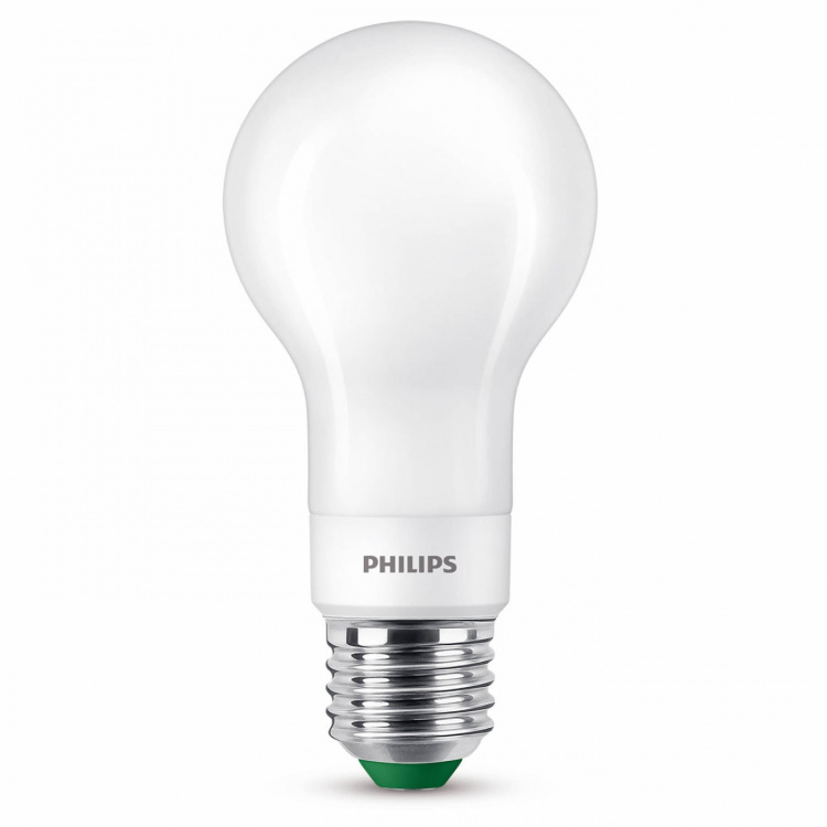 Philips LED E27 Normal 4W (60W) Frost Dimbar 840lm 2700K Energiklasse A Philips LED E27 Normal 4W (60W) Frost Dimbar 840lm 2700K Energiklasse A