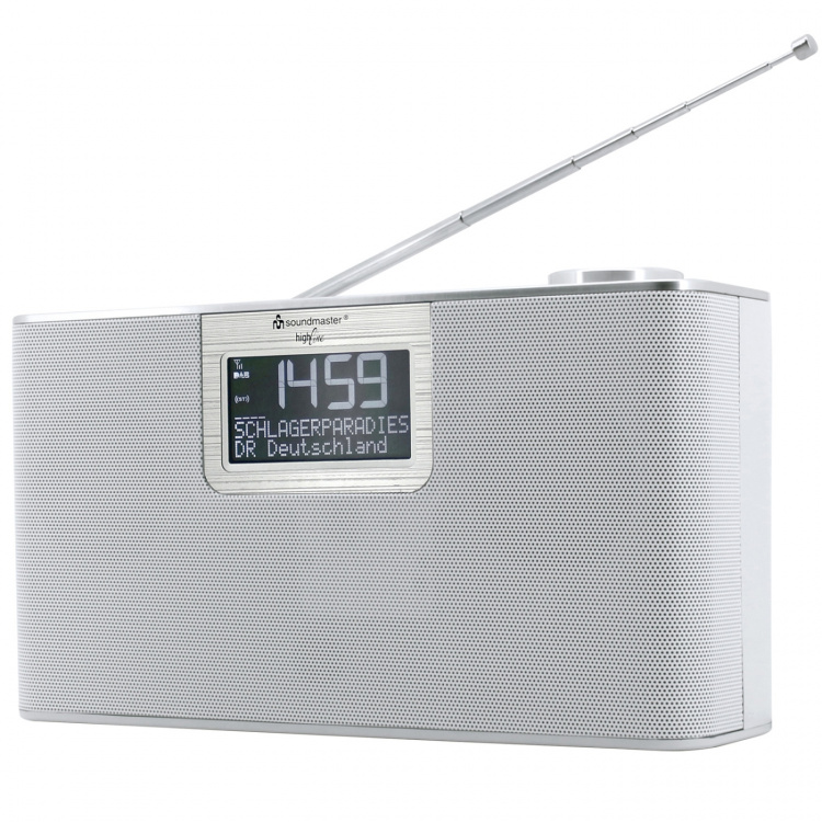 Soundmaster DAB700WE Stereo DAB+/FM-radio med USB/Micro SD-MP3, Bluetooth® Soundmaster DAB700WE Stereo DAB+/FM-radio med USB/Micro SD-MP3, Bluetooth®