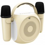 Celly Partymic2 Trådløs høyttaler RGB + 2 kablede mikrofoner Celly Partymic2 Trådløs høyttaler RGB + 2 kablede mikrofoner