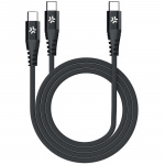 Celly USB-C - 2x USB-C-kabel 100W PD 1,3 m svart
