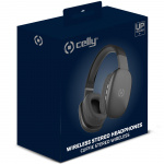 Celly Freebeat trådløse over-ear-hodetelefoner, svart