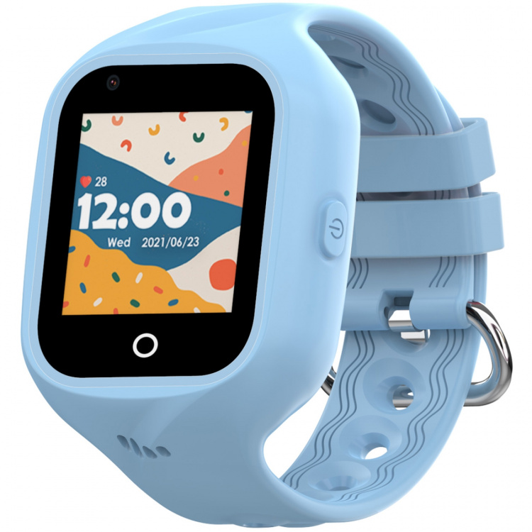 Celly Kidswatch 4G Smartwatch for barn Blå + rosa rem