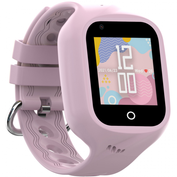 Celly Kidswatch 4G Smartwatch for barn Blå + rosa rem