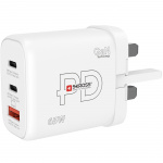 SKROSS Strømlader UK mfl. 2xUSB-C PD + 1xUSB-A GaN 65W SKROSS Strømlader UK mfl. 2xUSB-C PD + 1xUSB-A GaN 65W
