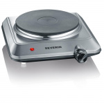 Severin Enkel komfyrtopp i rustfritt stål KP1092 1500W