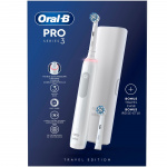 Oral B Elektrisk tannbørste Pro3 hvit + ekstra refill + TC Oral B Elektrisk tannbørste Pro3 hvit + ekstra refill + TC